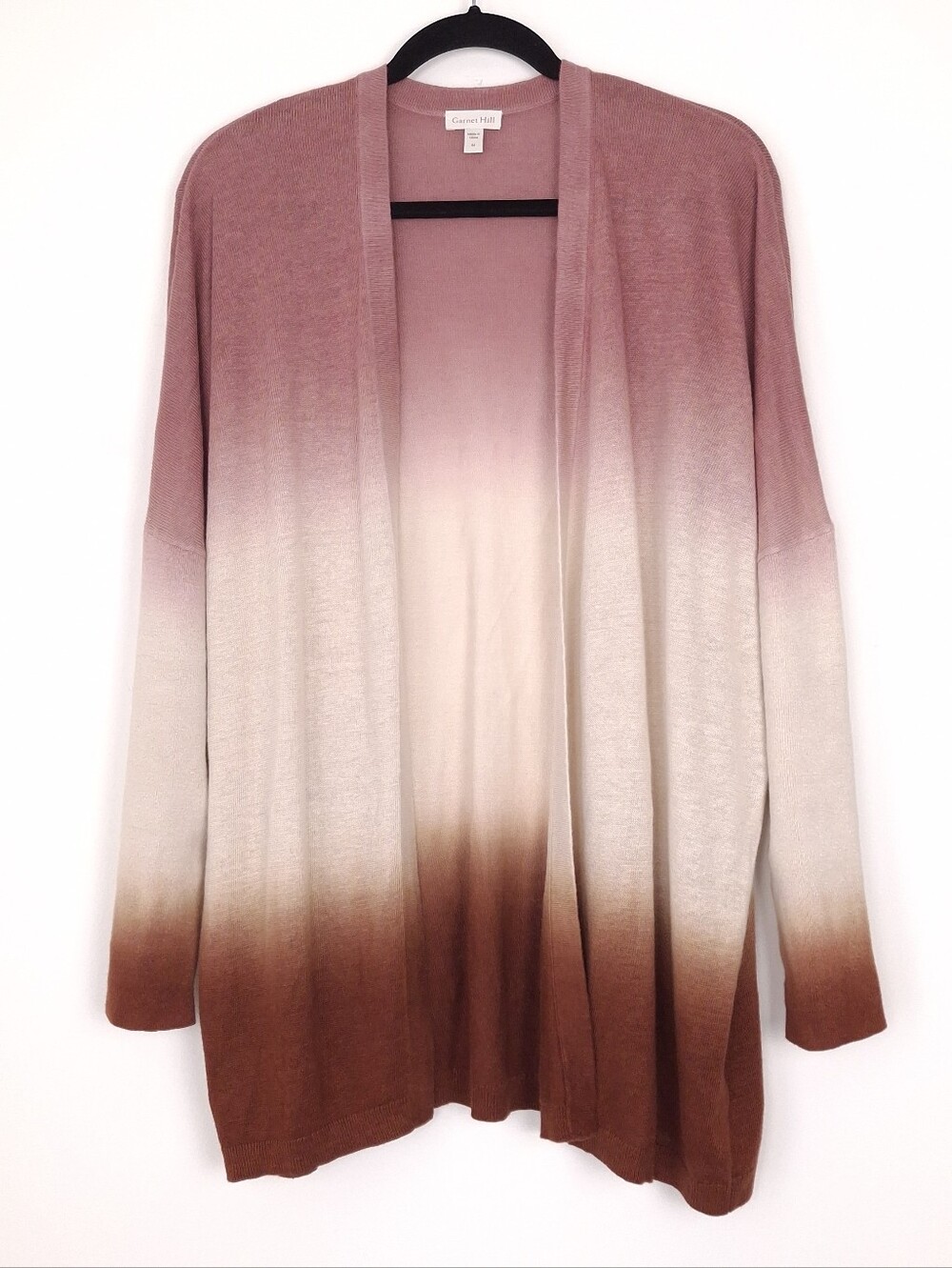 Garnet Hill Tidal Linen Cardigan open front oversized tunic coastal beach boho